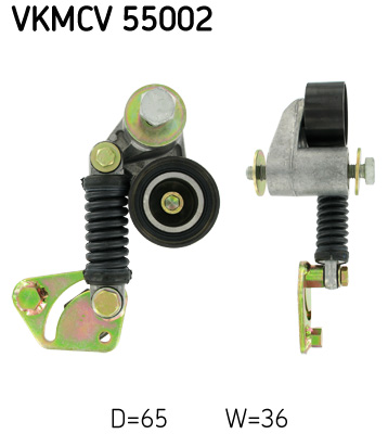 Belt Tensioner, V-ribbed belt - VKMCV 55002 SKF